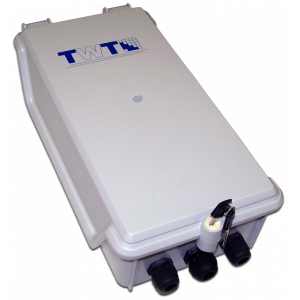 Outdoor distribution box for 10 connection modules, 100 pairs